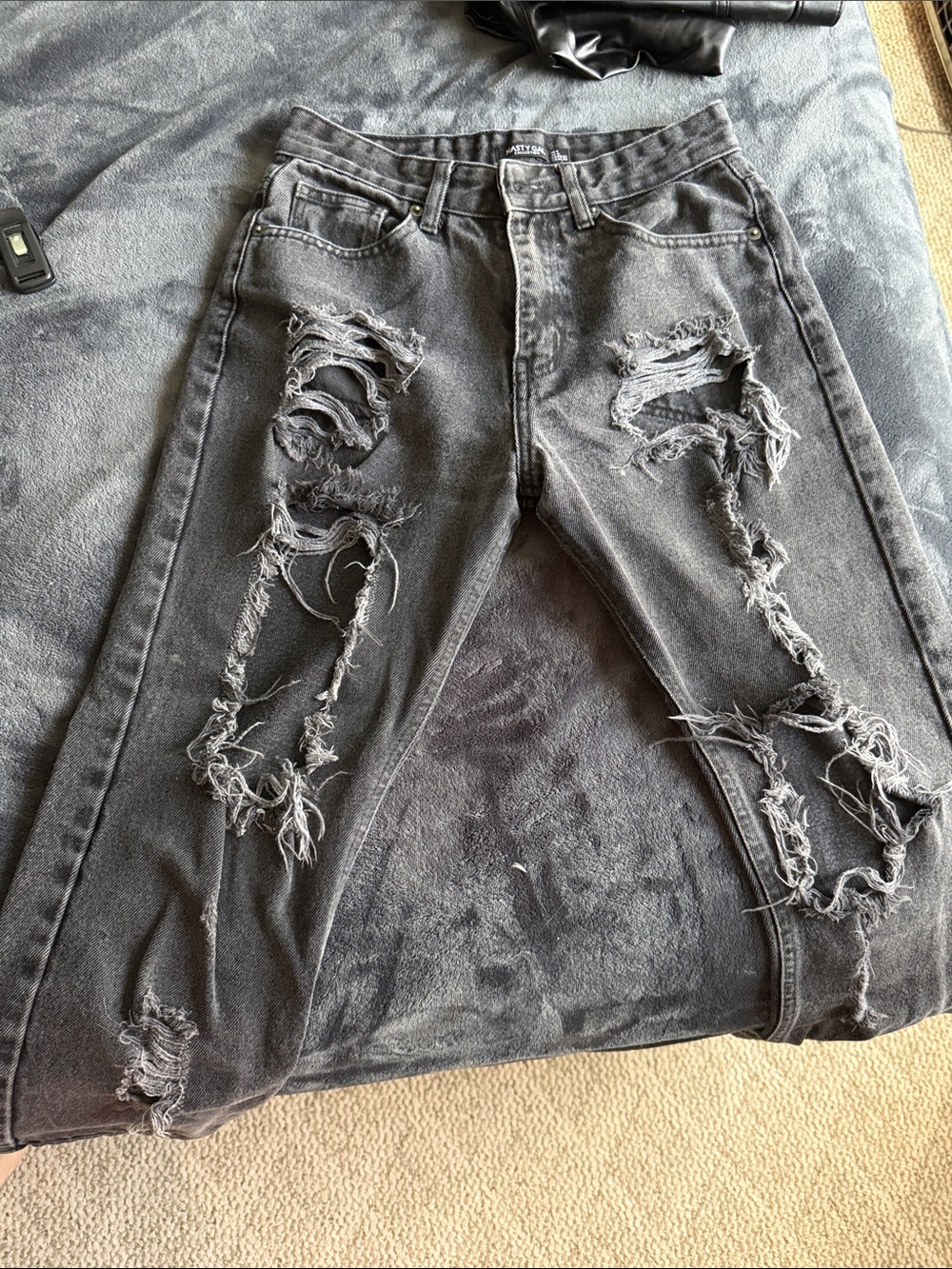 Nasty gal distressed pants